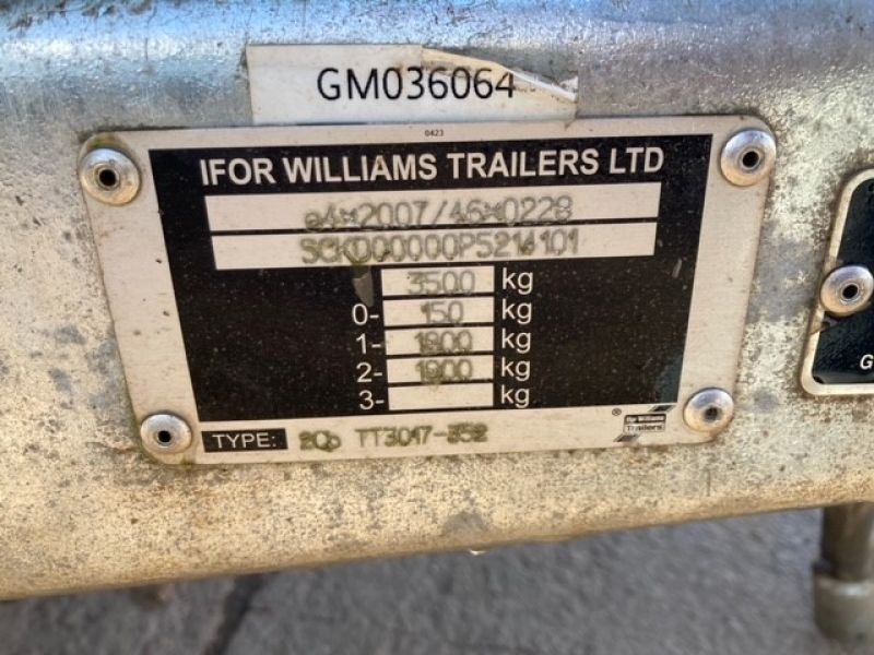 IFOR WILLIAMS - TT3017 TIPPER TRAILER - Image 5