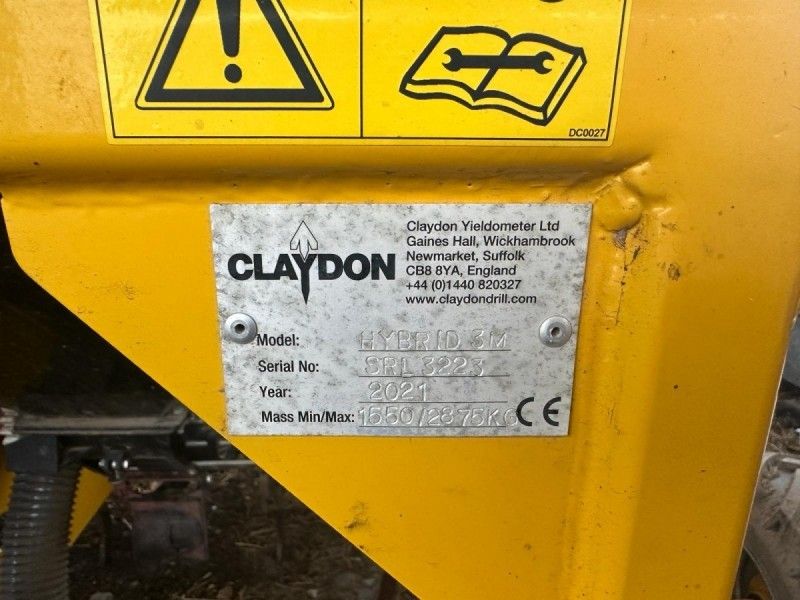 CLAYDON - HYBRID 3M DRILL - Image 6